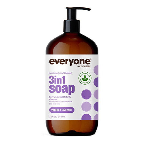 Everyone NourishingVanilla and Lavender 3 in 1 Soap, 32 Oz
